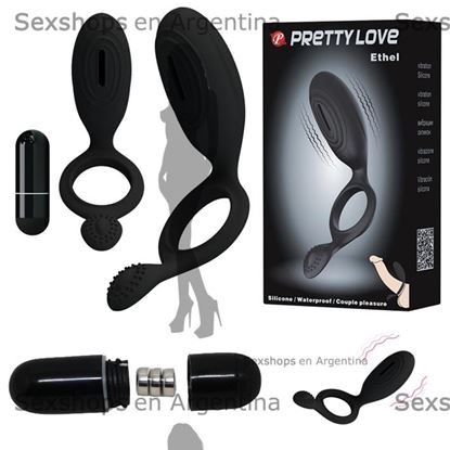 Anillo vibrador para estimulacion clitorial